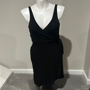 Express‎ black tie mini dress size small